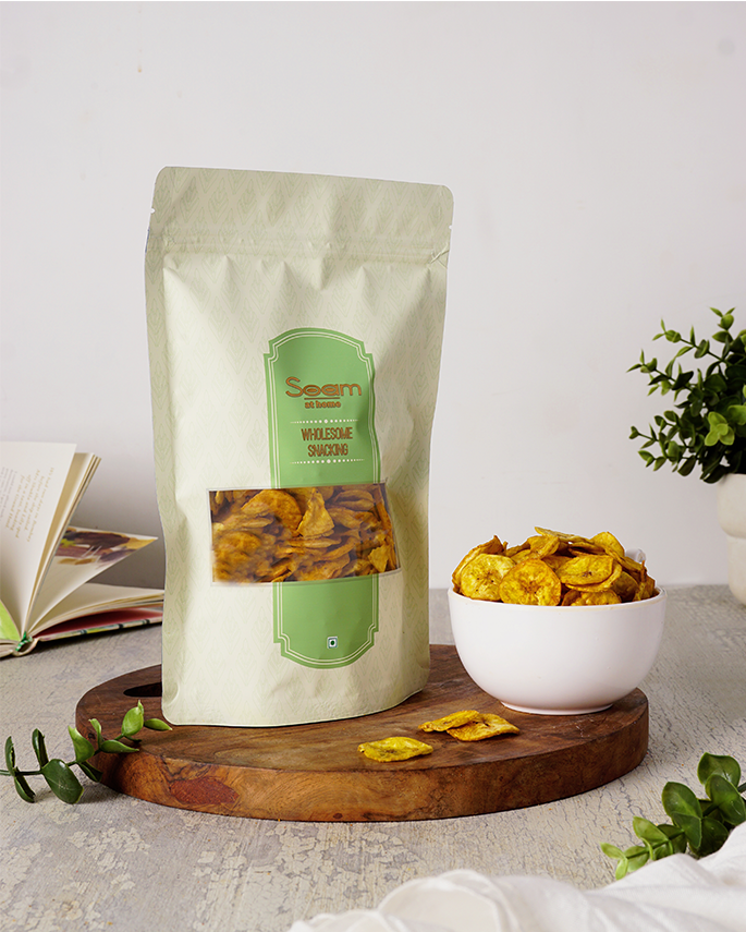 Baked Yellow Banana Wafers