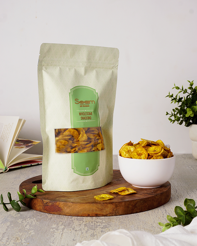 Baked Yellow Banana Wafers