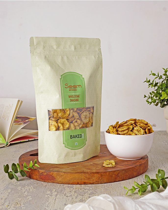 Baked Yellow Banana Wafers