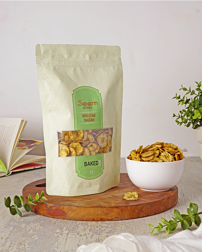 Baked Yellow Banana Wafers