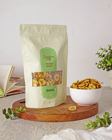 Baked Black Pepper Banana Wafers
