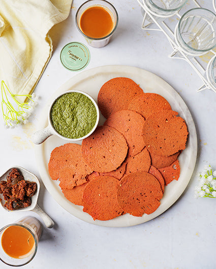 Beetroot Mini Khakhra