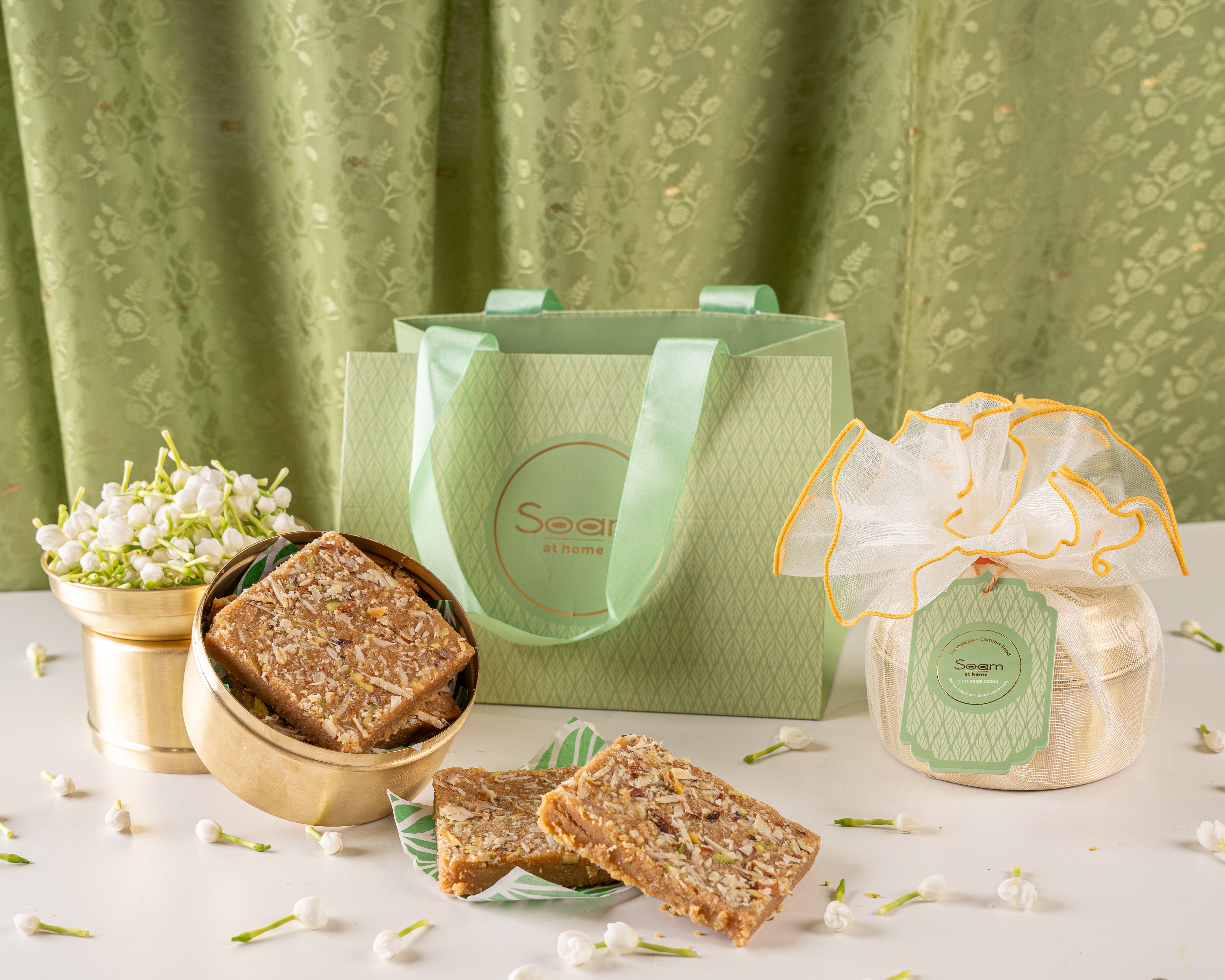Gol Papdi Brass Box