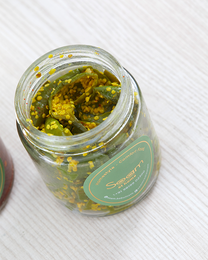 Green Chilli Pickle
