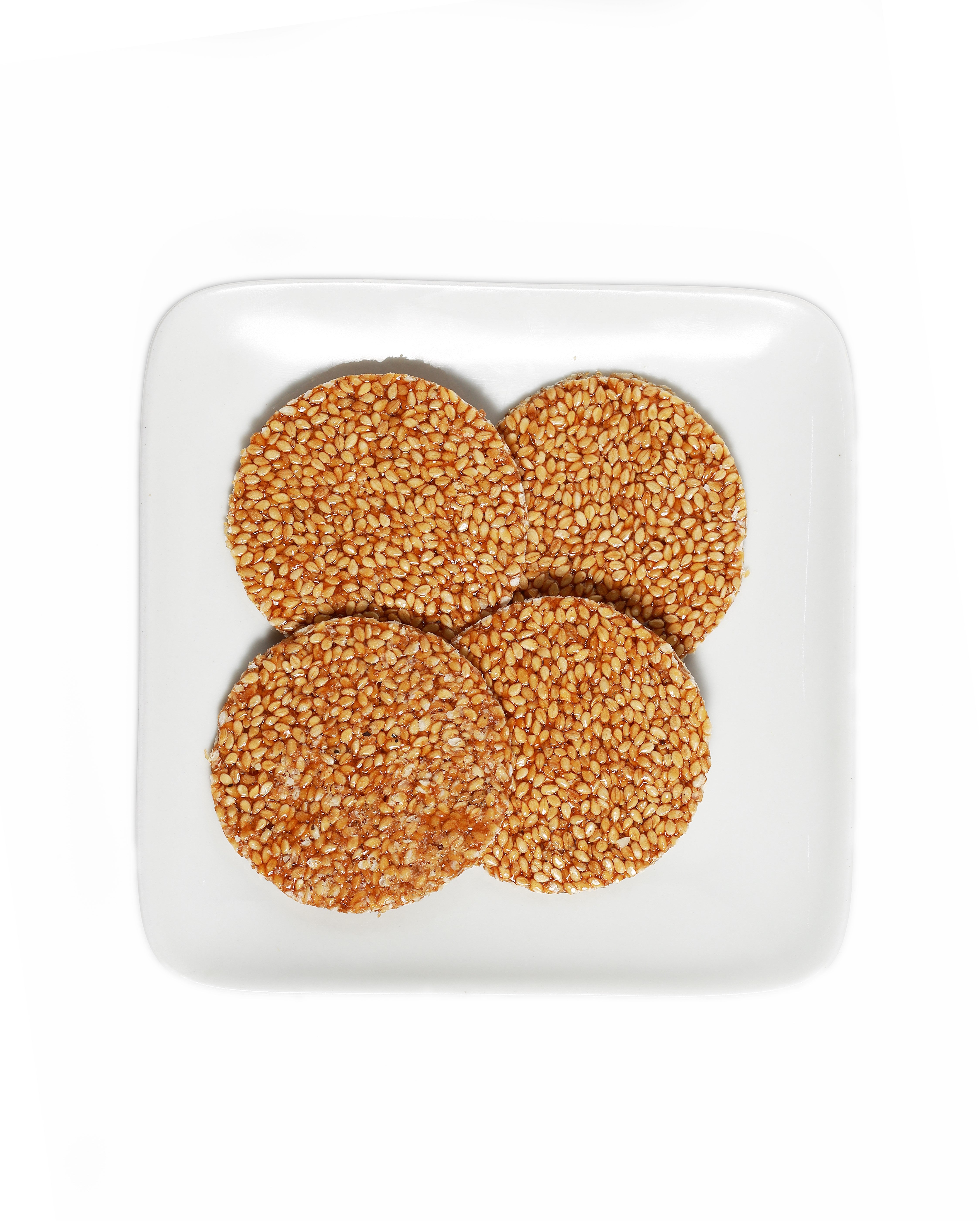 White Til Coin Chikki