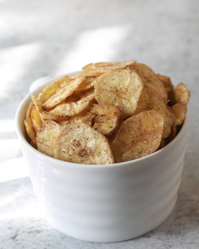 Baked Black Pepper Banana Wafers